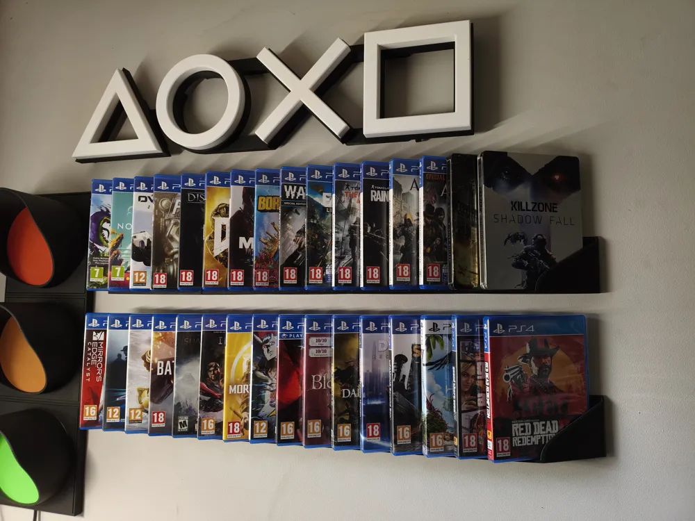 Soporte de Pared para Juegos PS4 / PS5 / Xbox 3D