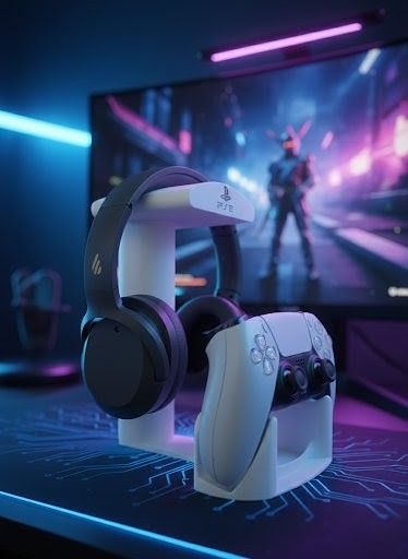 Soporte PS5 Mando y Auriculares