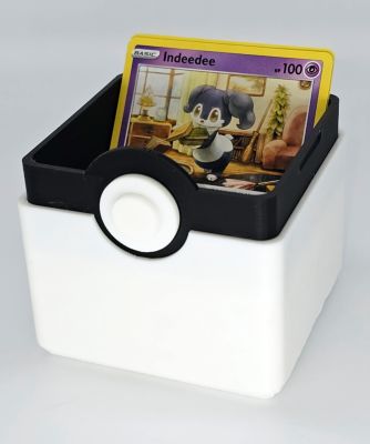 Caja Pokebola 3D para Cartas Pokémon