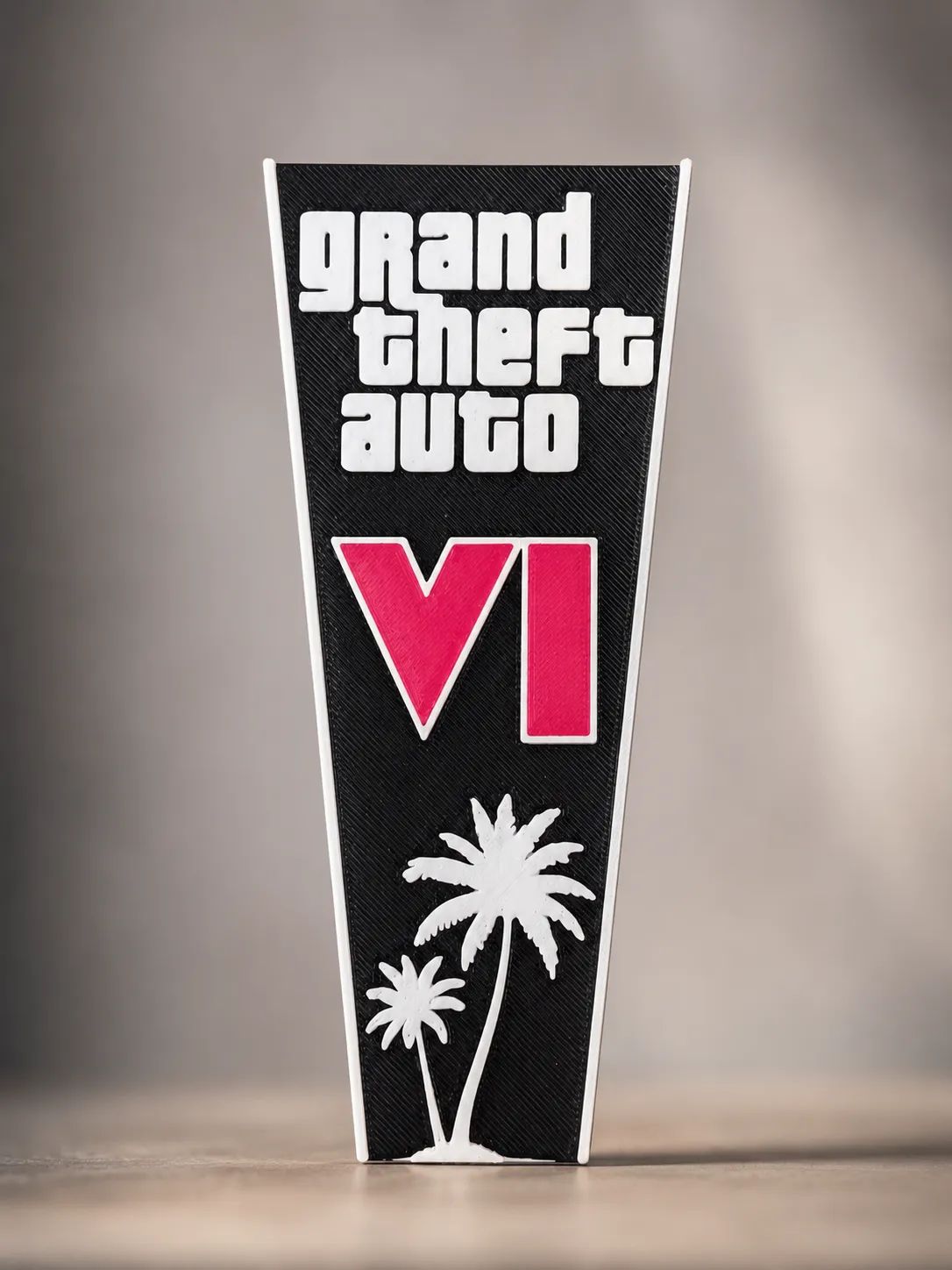 Placa Decorativa GTA VI para PS5 Slim 3D